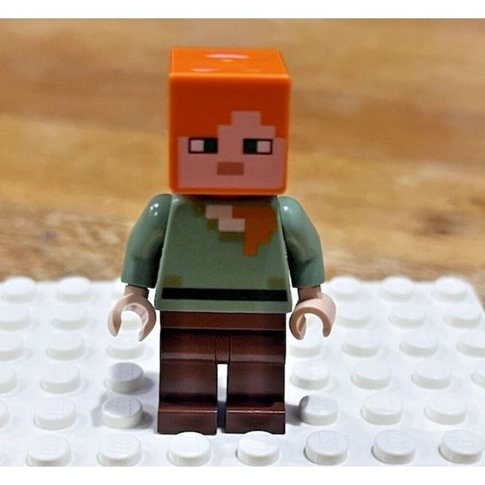Lego Minifigure Alex  Minecraft